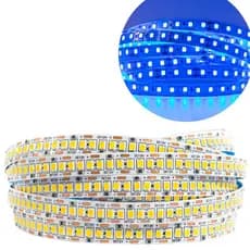 Fita Led 240 Leds 3528 12v Ip20 5 metros Luz Azul 110v220v