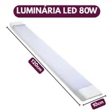 Luz achatada 80w 120cm lampadas de ripas Integradas Led Ultra-brilhante