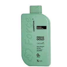 escova progressiva 0% formol premium gold force de frizz 1l