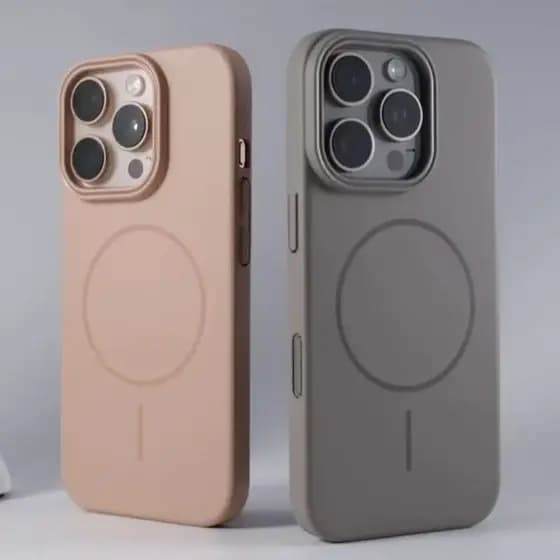 Capa Magnética Minimalista Ultrafina À Prova De Choque Para iPhone 16 15 14 13 12 11 Pro Max Proteção Contra