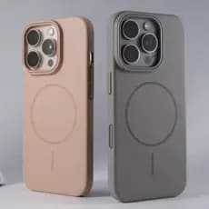 Capa Magnética Minimalista Ultrafina À Prova De Choque Para iPhone 16 15 14 13 12 11 Pro Max Proteção Contra