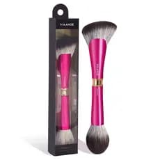 Pincel Duo Contorno e Iluminador 2 em 1 Face Sculpt Acabamento Profissional