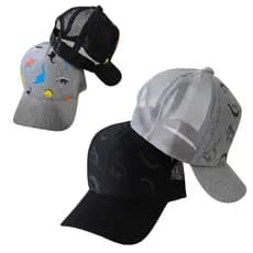 Boné infantil bebê de 1 ate 4 anos Estampados Trucker Dinossauro