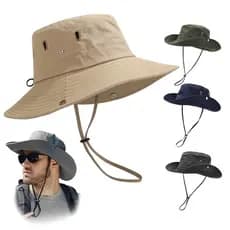 Chapéu de Sol Tactel tatico unisex Trilha Camping Proteção UV 50+ Dobrável Camping