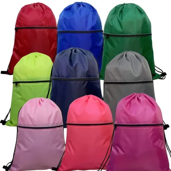 kit 10 Bolsa Sacola Mochila Treino Academia Lazer Impermeável  Gym  Bag  unissex