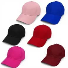 kit 10 Boné Aba Curva liso Básico Fita Ajustável Várias Cores feminino e masculino