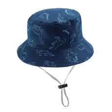 Chapéu de praia Infantil UV Bucket Infantil Chapéu de praia masculino com Cordinha
