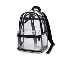 Mochila De PVC Transparente À Prova D"água Bolsa De Armazenamento De Grande Capacidade Estudante Viagem