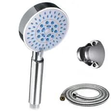 Chuveirinho / Inox com Mangueira Flexível e Suporte – Ducha para Banheiro / Fácil Instalação e Alta Durabilidade
