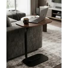 Mesa Lateral De Canto Apoio Sofá Cama Mdf Decoração Notebook