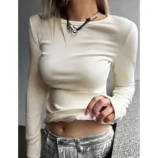 Blusa térmica feminina peluciada Outono e Inverno camiseta de manga longa blusa feminina blusa de frio