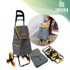 Carrinho de Carga 3 Rodas 40Kg Sobe Escadas Dobrável com Bolsa Removivel