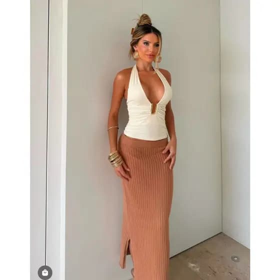 Blusa Cropped Feminina