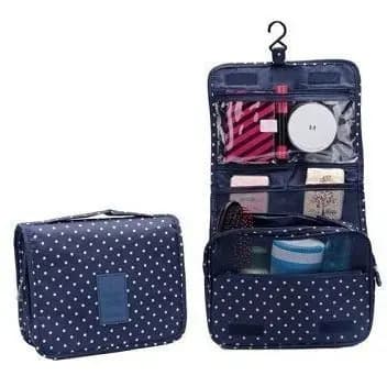Necessaire Organizadora Azul Marinho para Higiene Pessoal