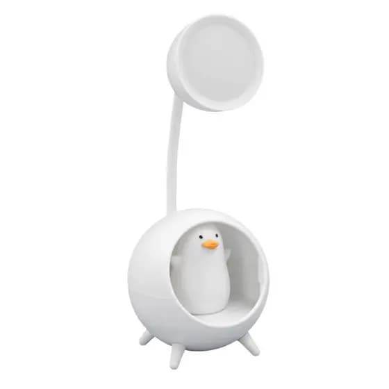 Luminária Mesa Decorativa USB Portátil Articulável Estudo