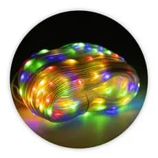 Led Pisca Linha 10 Metros Lâmpadas Coloridas com 8 Modos