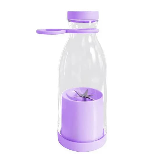 Mini Liquidificador Portátil Lilás: Praticidade e Estilo