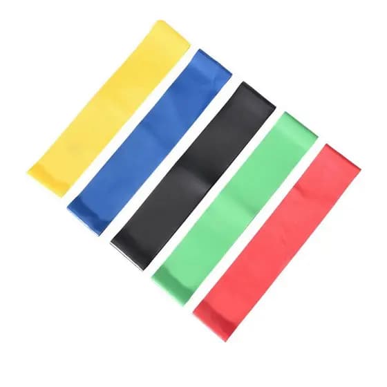Kit Faixa Elástica Band Extensor 5 Níveis para Fitness
