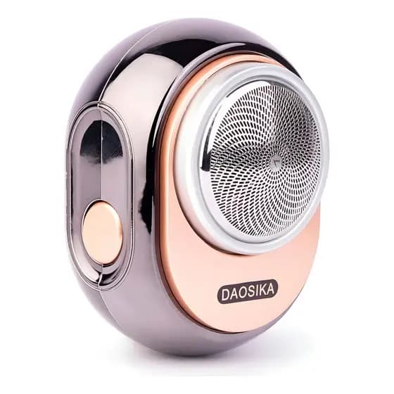 Mini Shaver Barbeador Elétrico Portátil Recarregável Preto
