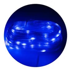 Led Pisca Linha 10 Metros Com Lampadas 8 Modos Azul