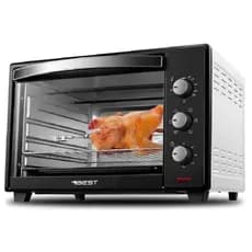 Forno Elétrico 48L Plus Best  Espeto Giratório, Função Assar, Grelhar