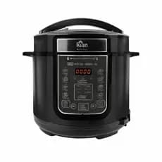 Panela de Pressão Elétrica PPE-102 – 6L Kian Timer Ajustável Controle de Temperatura Cuba Antiaderente Preto
