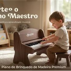 Teclado de piano infantil VEDO, piano digital infantil de 25 teclas, volume ajustável, mini instrumento musical educativ