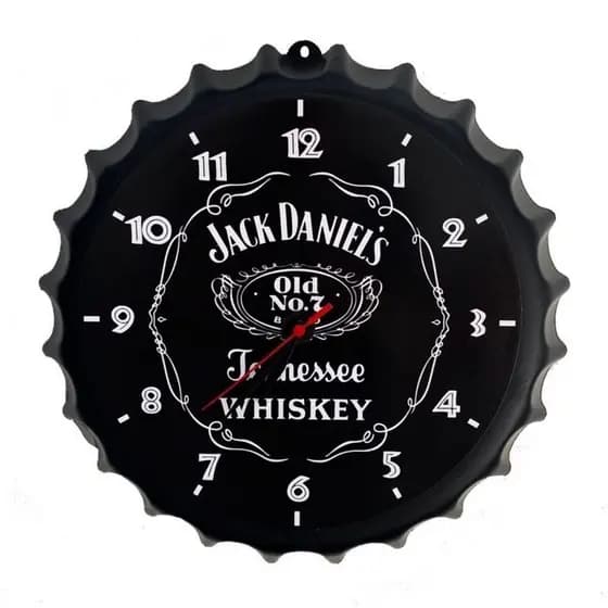 Rélogio Personalizado de Parede 27cm Decorativo Para Cozinha Bar Áreas Gourmet de Churrasco Adega Diversas Áreas
