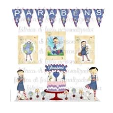 Kit Festa Diário de Pilar decoração aniversario kit festa em casa só um bolinho Diário de Pilar | infantil envio rápido