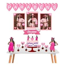 Kit Festa Só Um Bolinho Da Ana Castela Decoração MINI DECORAÇÃO PARA FESTA SIMPLES DE MESA