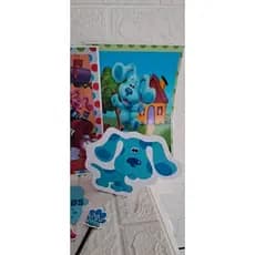 Kit Festa Pistas de Blue só um bolinho - decoração de aniversário - mesversário- topo de bolo pistas de Blue enfeite