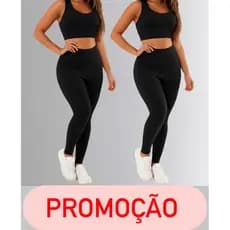 Conjunto Legging e Top Tapa Bumbum Roupas Fitness Femininas Para Academia