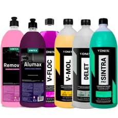 KIT V-FLOC + V-MOL + DELET + SINTRA PRO + ALUMAX + REMOVEX 1,5L VONIXX