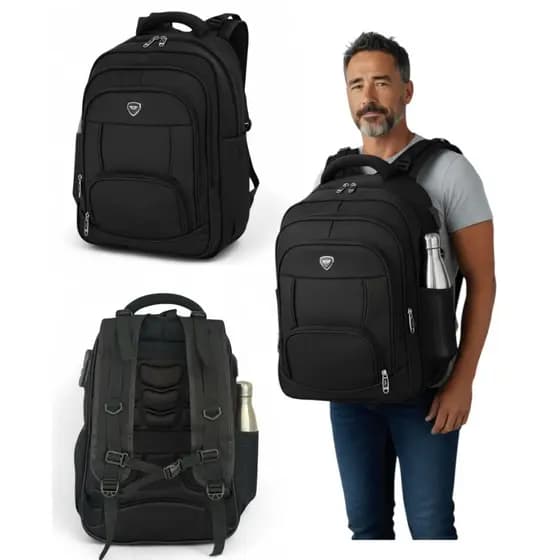Mochila Masculina Grande Reforçada Impermeável Camping Notebook Viagem Trabalho Escolar