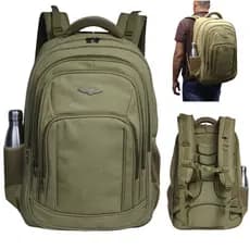 Mochila Masculina Notebook Grande Reforçada Camping Militar