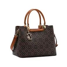 Bolsa Original Chenson Café Alça de Mão Classic Cristal