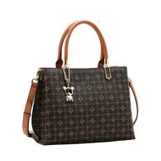 Bolsa Monograma Delicado Café Chenson