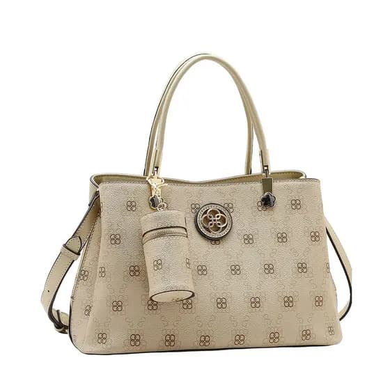 Bolsa de Mão Chenson New Monograma Natural