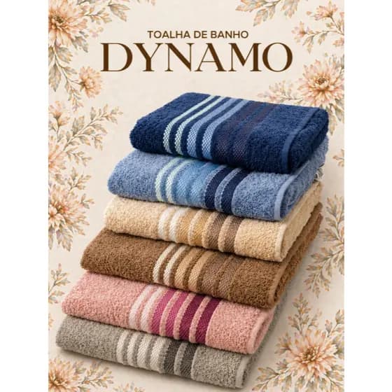 TOALHA DE BANHO DYNAMO - ALGODÃO - NANOSOFT - MACIA - BANHÃO - 85X150 CM