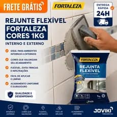 Rejunte Flexível Fortaleza Cores Interno e Externo 1kg Bostik