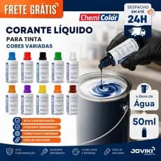 Corante Para Tinta Cor Intensa Frasco 50ml Chemicolor