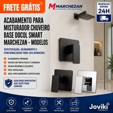 Acabamento Chuveiro Base Docol Smart - Marchezan