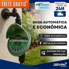 Controlador com Temporizador de Irrigação para Jardim e Horta TW30 Amanco