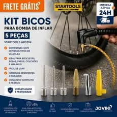 Kit Bicos para Bomba de Inflar 5 peças Startools AR0394
