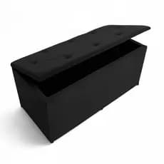 Baú Solteiro Suede Pé de Cama Organizador Estofado Botonê Cama Guarda Volume Hall de Entrada