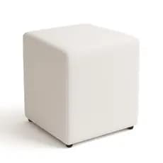 Puff Quadrado Banqueta Descanso Decoração Apoio de Pés Conforto Cubo Banquinho