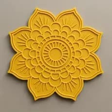 Cortador De Biscoito Com Forma de  MANDALA 2