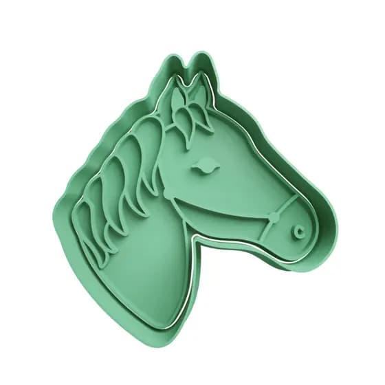 Cabeça de Cavalo Cortador de Biscoito 2 - Animais, Cavalo