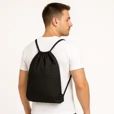 Mochila Saco Tactel Ziper Treino