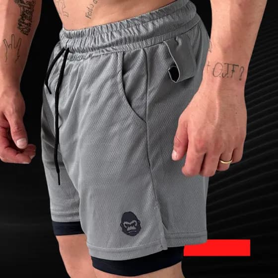 Short Masculino Kong Treino de Academia e Corrida Crossfit